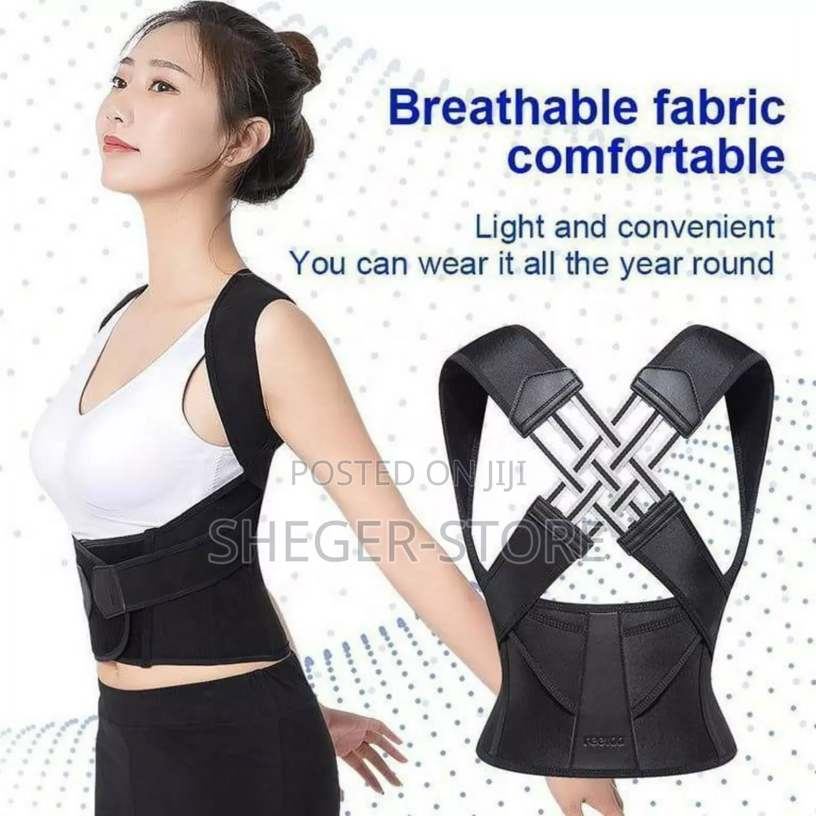 High Quality Adjustable Back Posture Corrector for Men Women