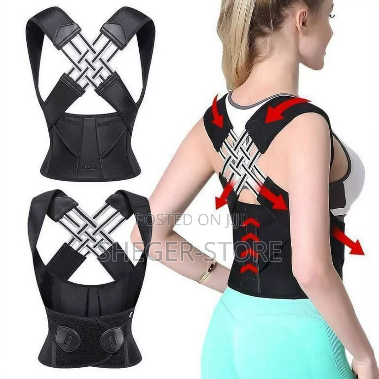 High Quality Adjustable Back Posture Corrector for Men Women