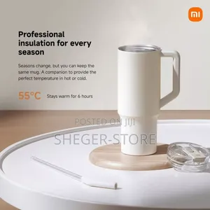High Class Xiaomi Straw Mug ( ትኩስና ቀዝቃዛ መጠጦችን ለረጅም ሰዓታት የሚያቆይ )
