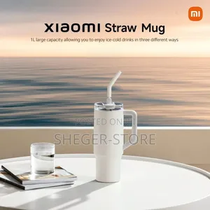Photo - High Class Xiaomi Straw Mug ( ትኩስና ቀዝቃዛ መጠጦችን ለረጅም ሰዓታት የሚያቆይ )