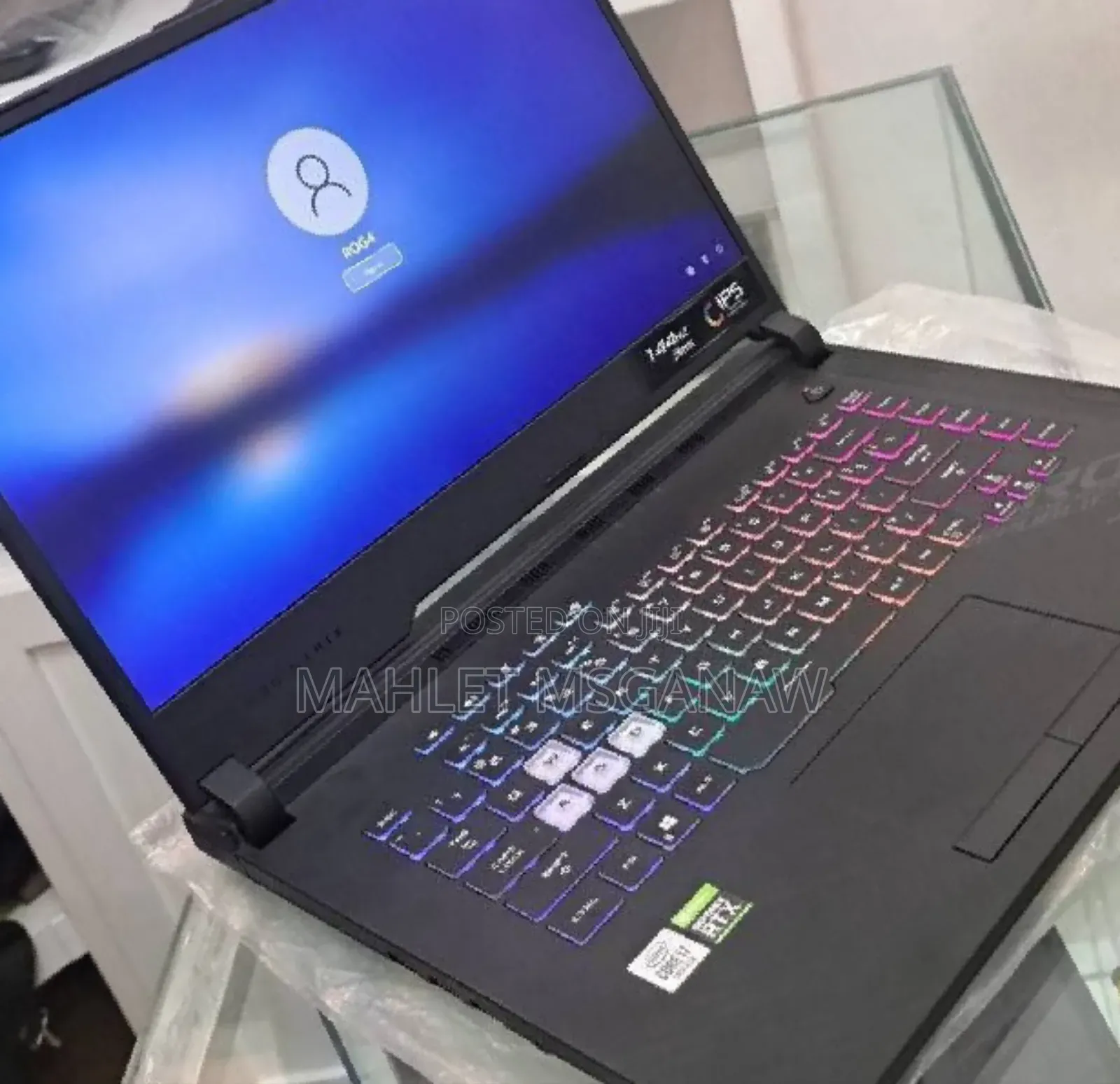 New Laptop Asus ROG Strix G15 16GB Intel Core I7 SSD 512GB