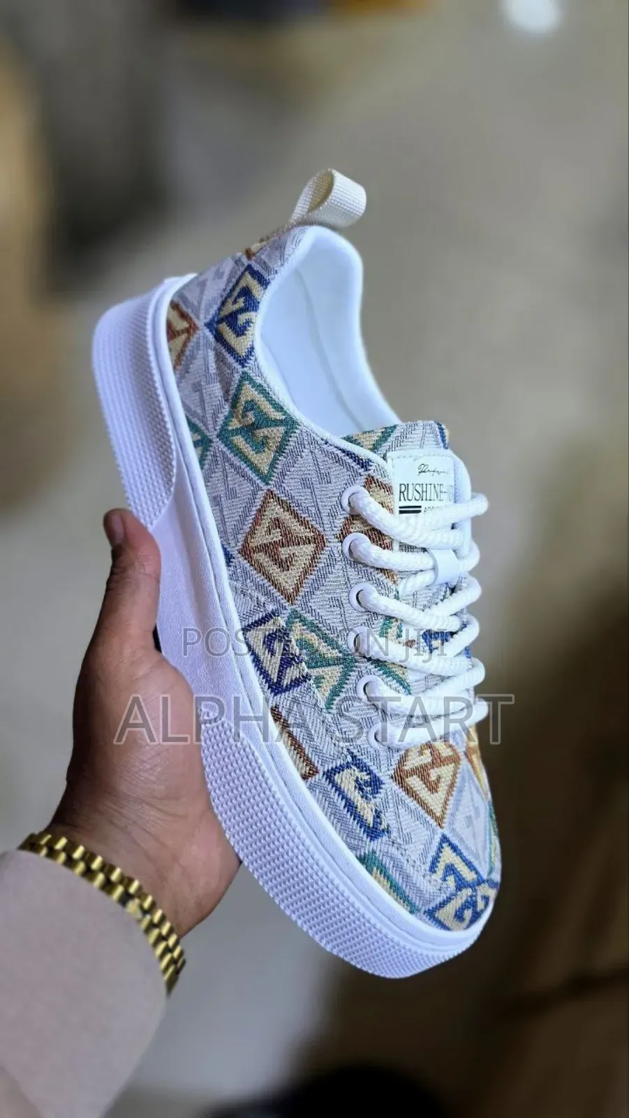  Rushine Casual Flat Sneakers 
 Made in 