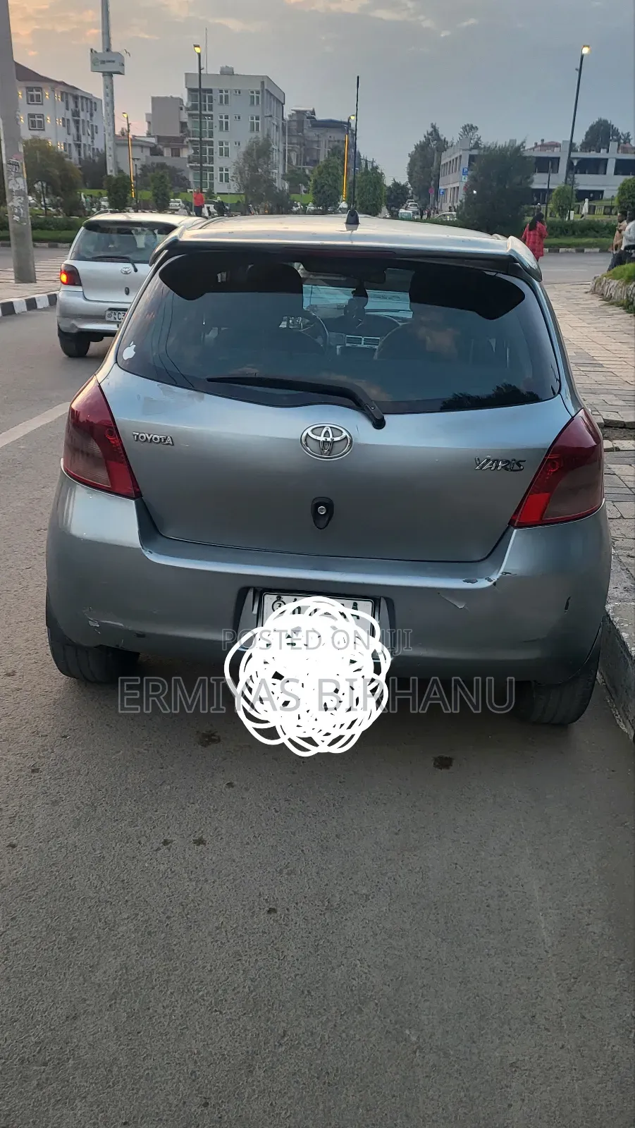 Toyota Yaris 2007 Gray