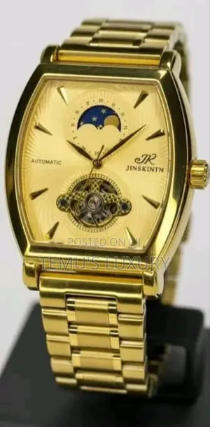 Jinskintn Gents Metal Strap Analog Automatic Watch