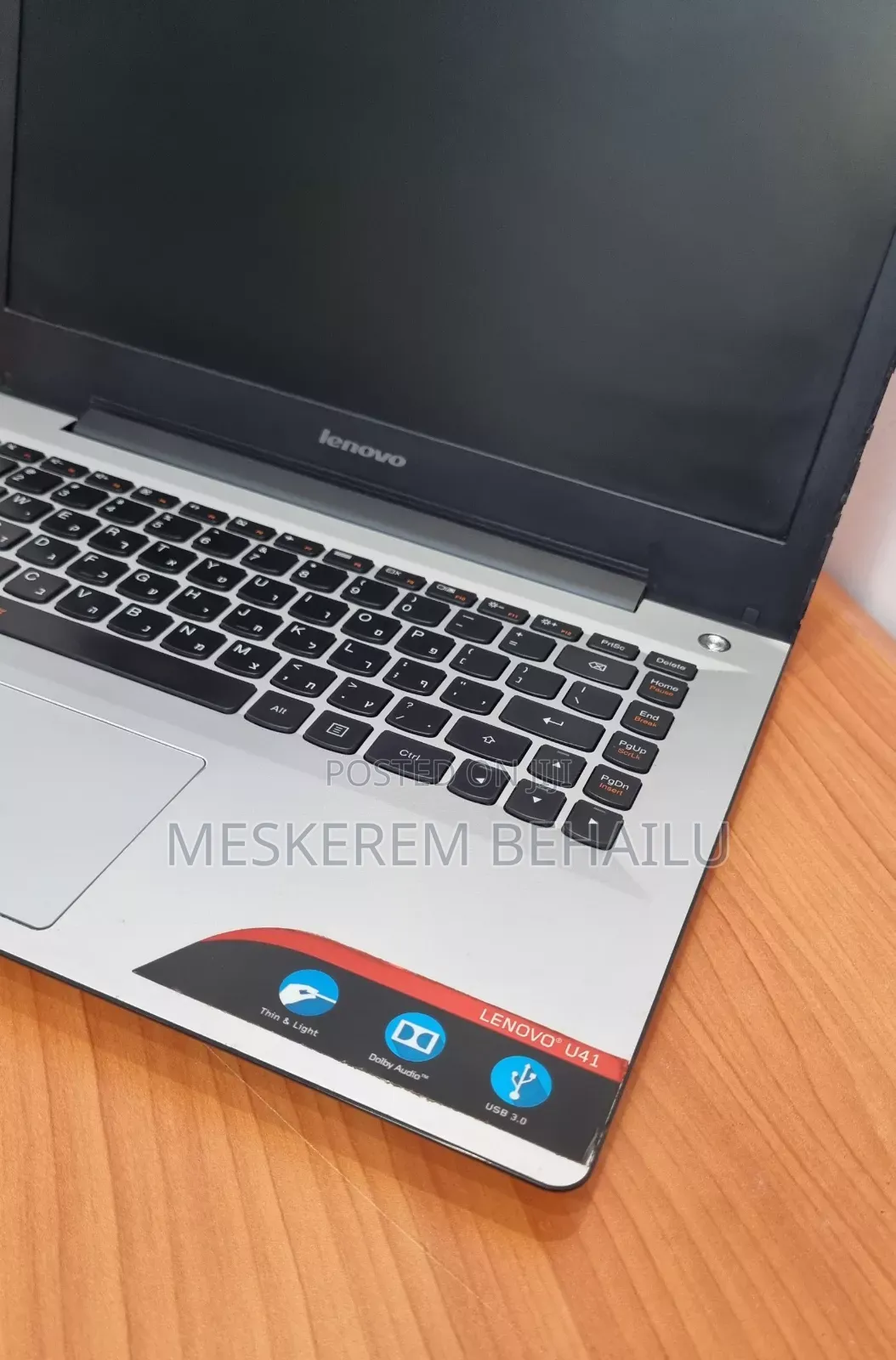 New Laptop Lenovo IdeaPad U400 4GB Intel Core I3 HDD 500GB