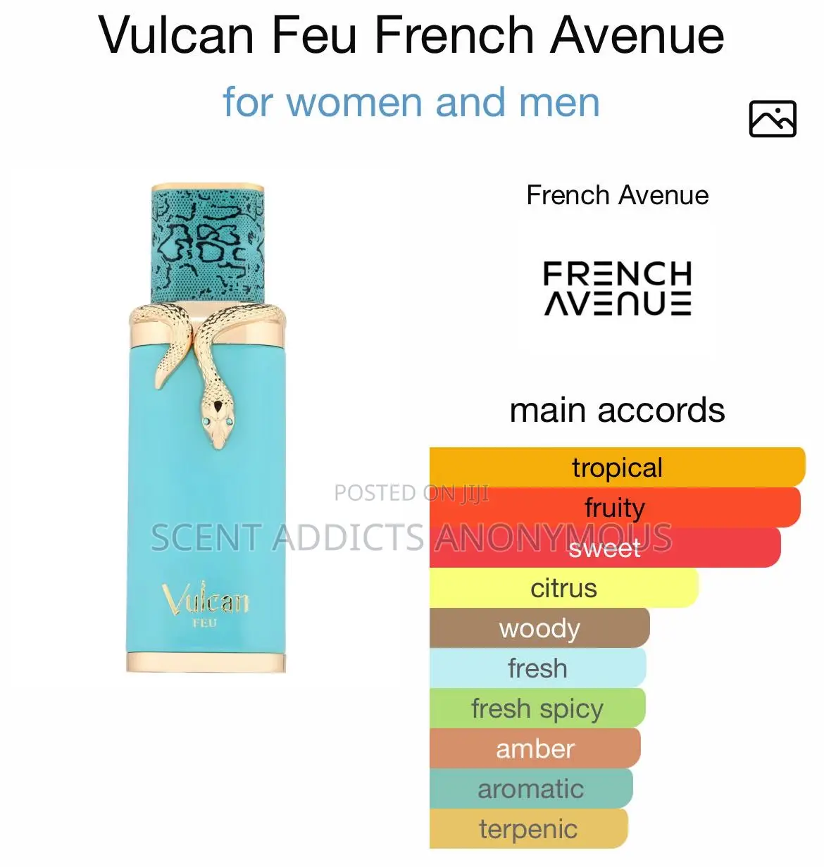French Avenue Vulcan Feu Extrait De Parfum