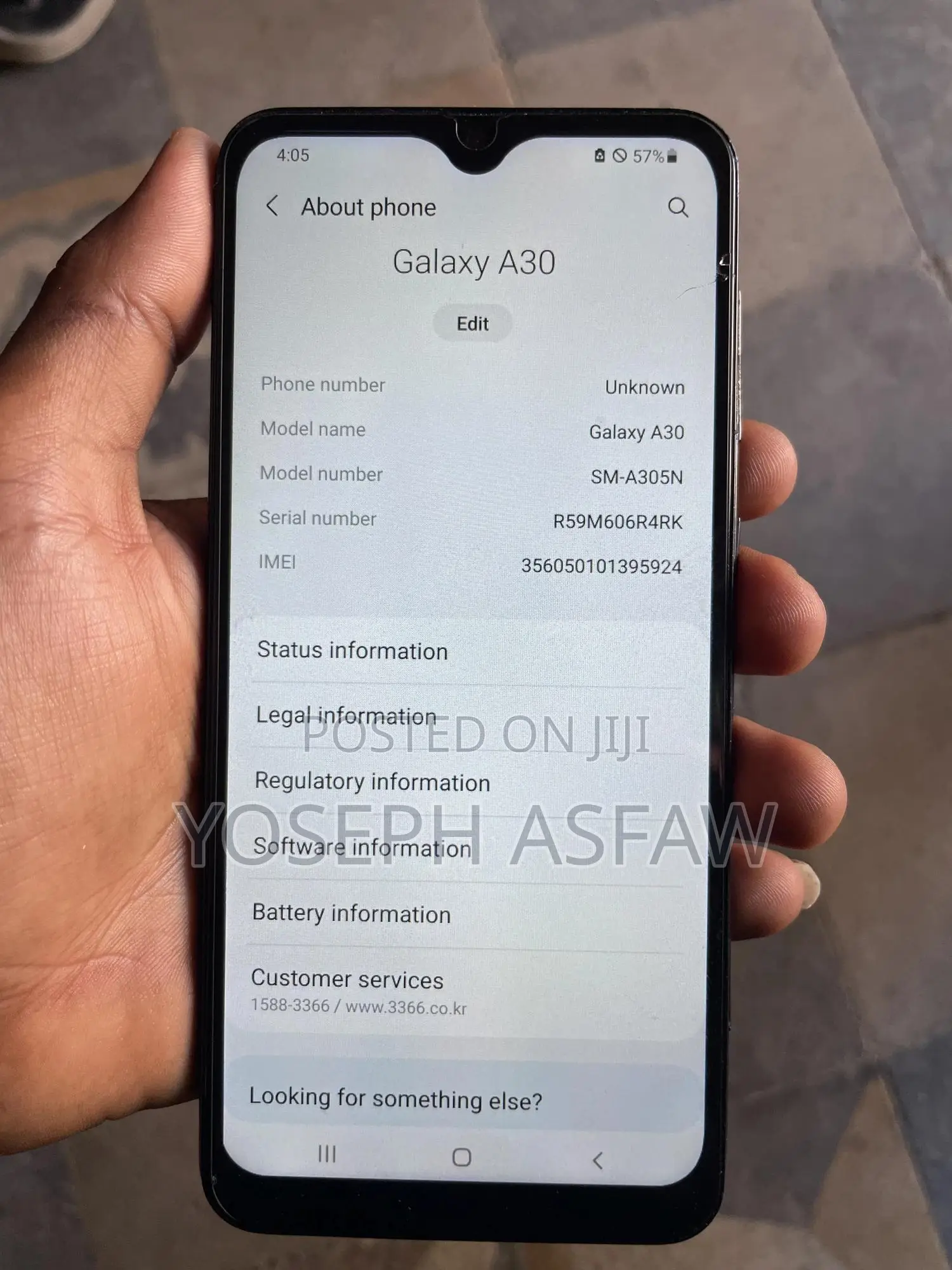 Samsung Galaxy A30 32 GB Black