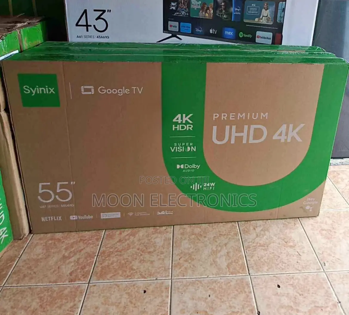  Synix 55” Smart Android Uhd Tv – Big Screen, Smart Features!