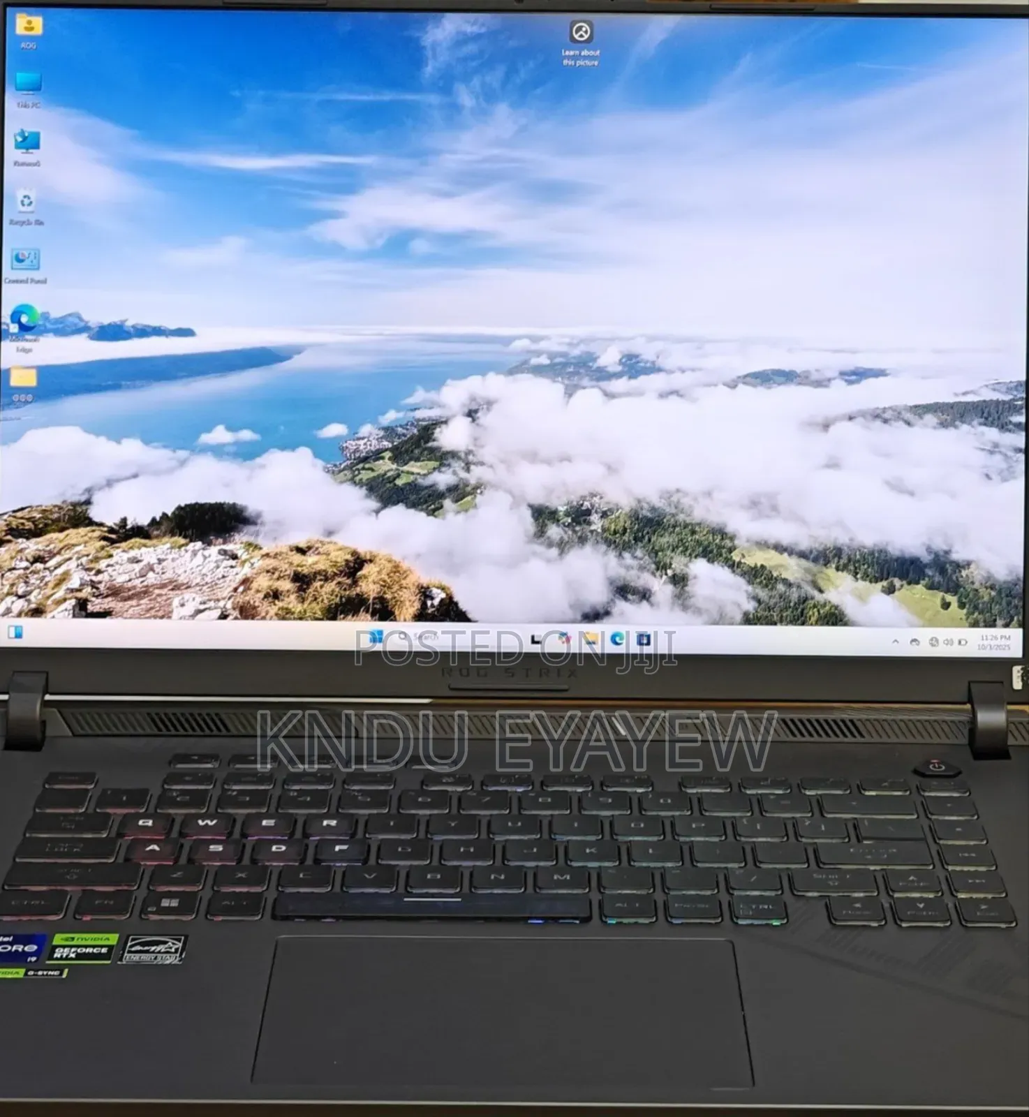 New Laptop Asus ROG Strix G15 16GB Intel Core I9 SSD 512GB