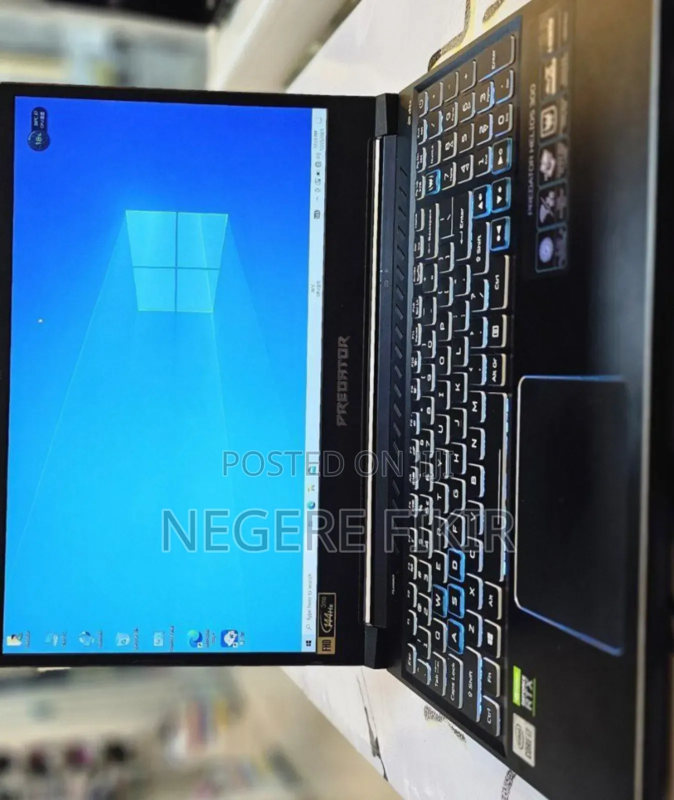 New Laptop Acer Predator Helios 300 16GB Intel Core I7 SSD 1T