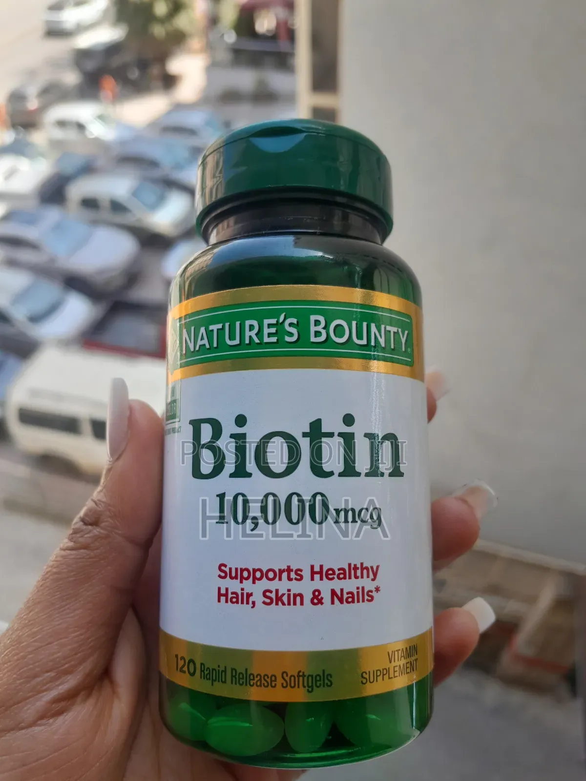 Nature's Bounty Biotin 10,000 MCG Supports Healthy Hair,Skin Nails