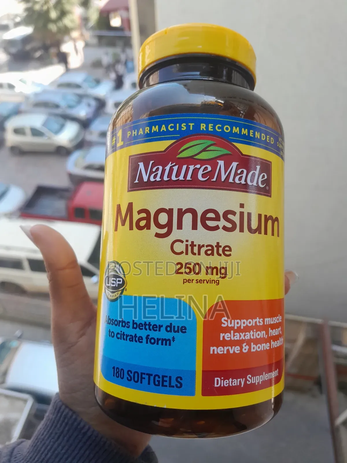 Nature Made Magnesium Citrate 250mg 180 Softgels Original From Usa