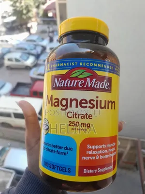 Nature Made Magnesium Citrate 250mg 180 Softgels Original From Usa