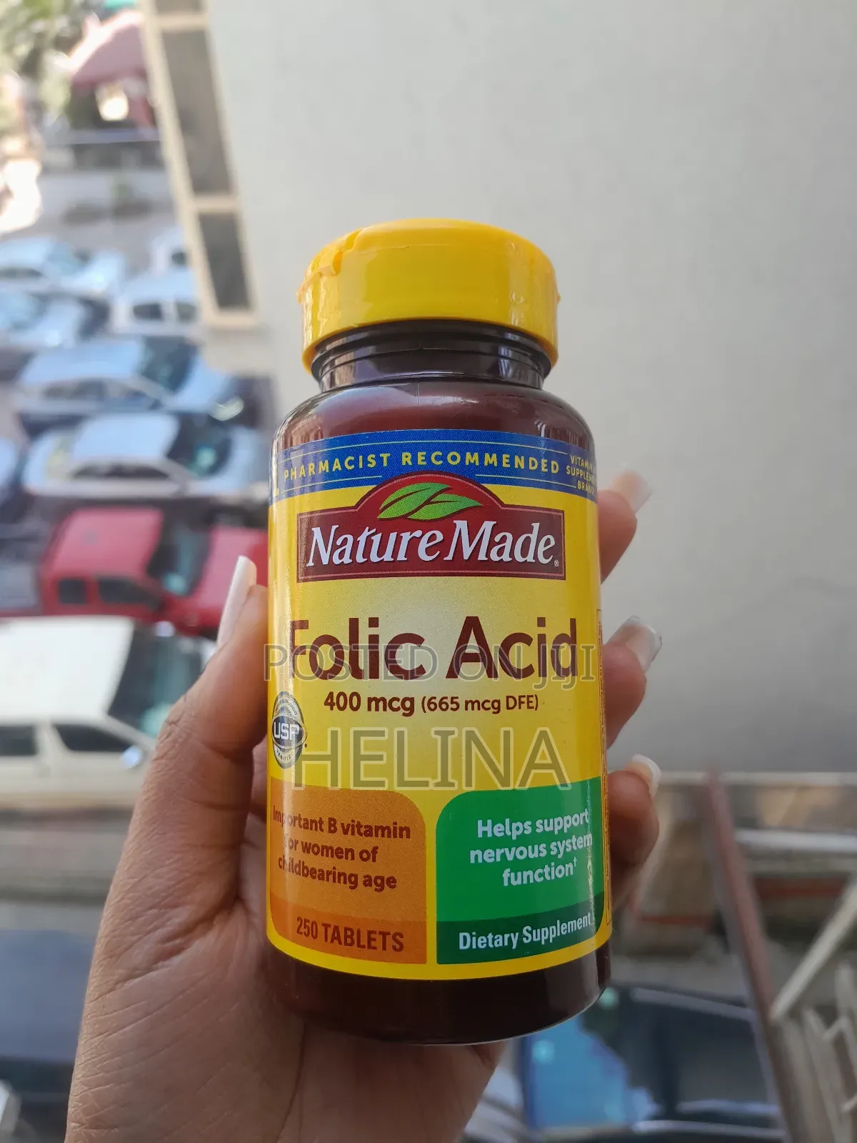 Nature Made Folic Acid 400mcg 250 Tablets Original From Usa