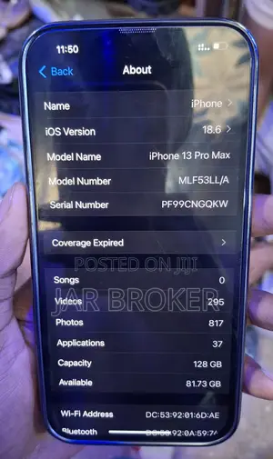 New Apple iPhone 13 Pro Max 128 GB Gray