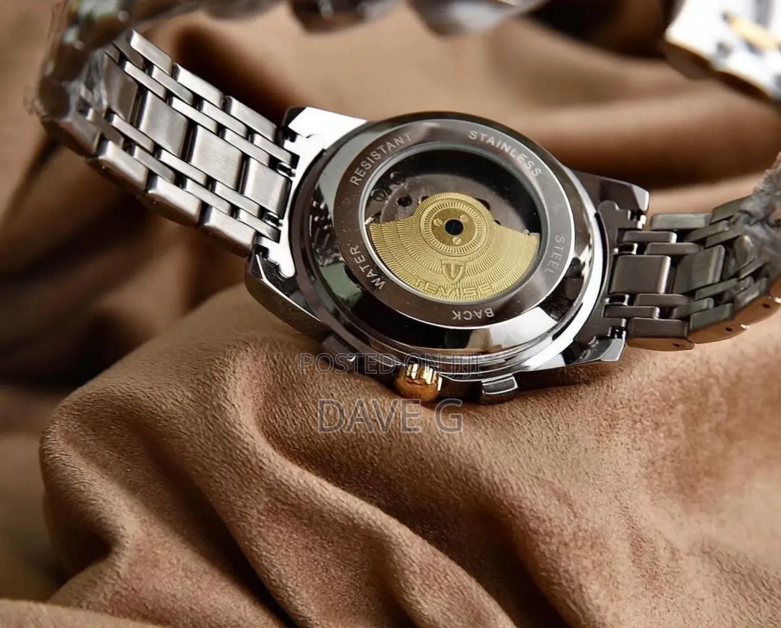 Tevise Luxury Men's Watch Retro Carved Waterproof Men's Mechanical