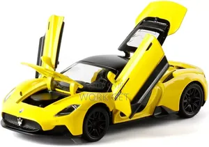 Photo - Alloy Collectible Yellow Maserati Mc20
