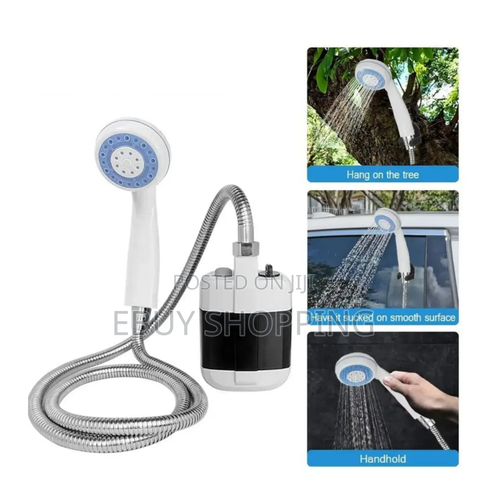 Compact Outdoor Shower Kit With 2000mah Battery