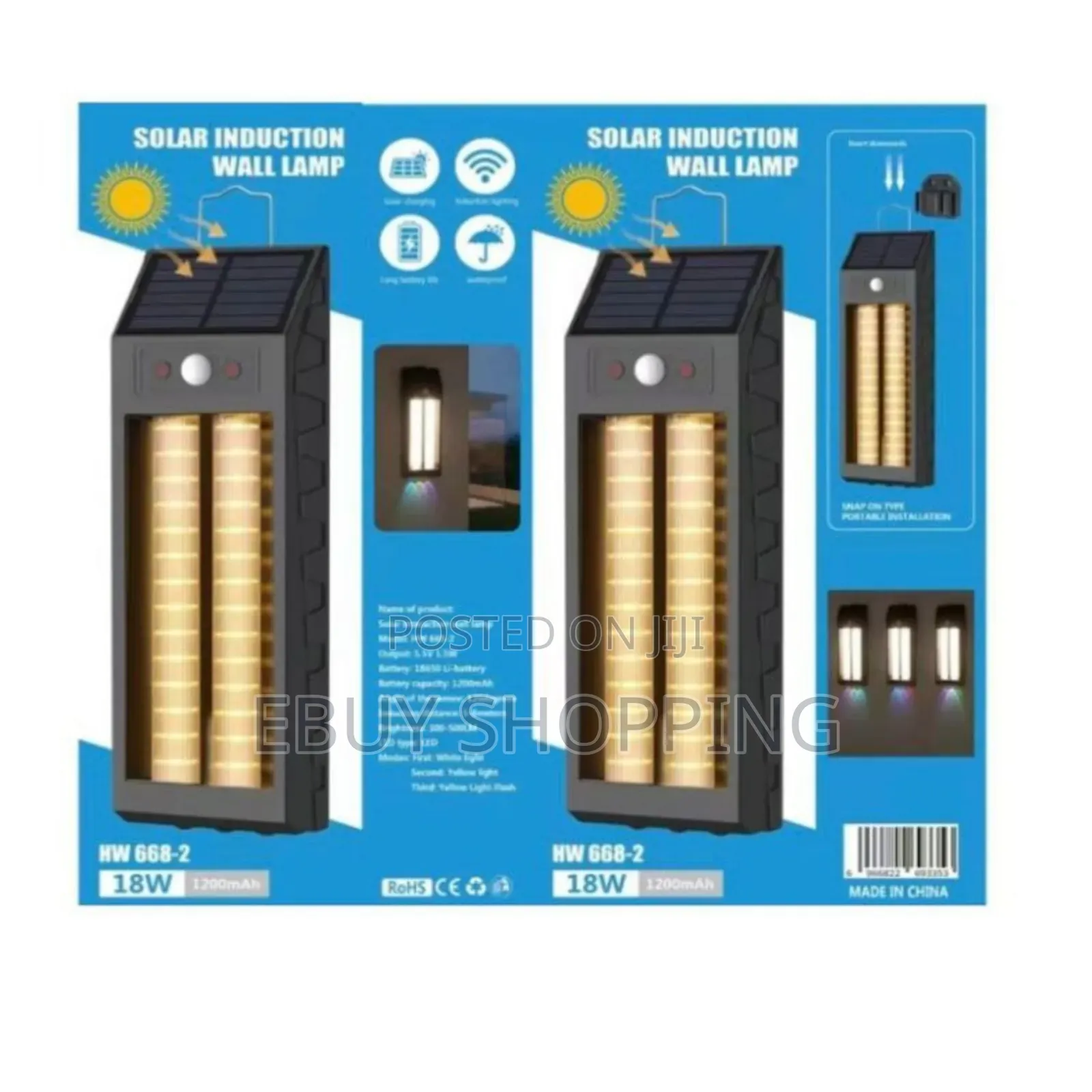 Hands-Free" Solar Motion Sensor Light for Pathways