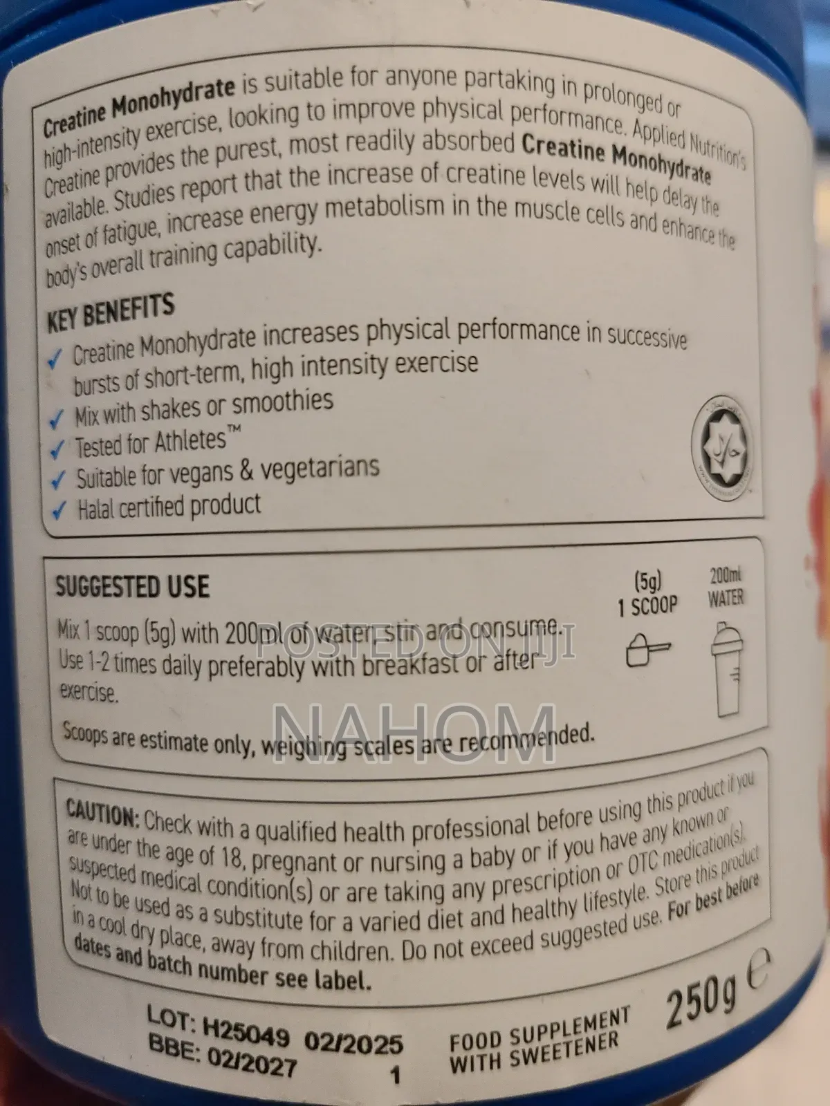 Creatine Monohydrate