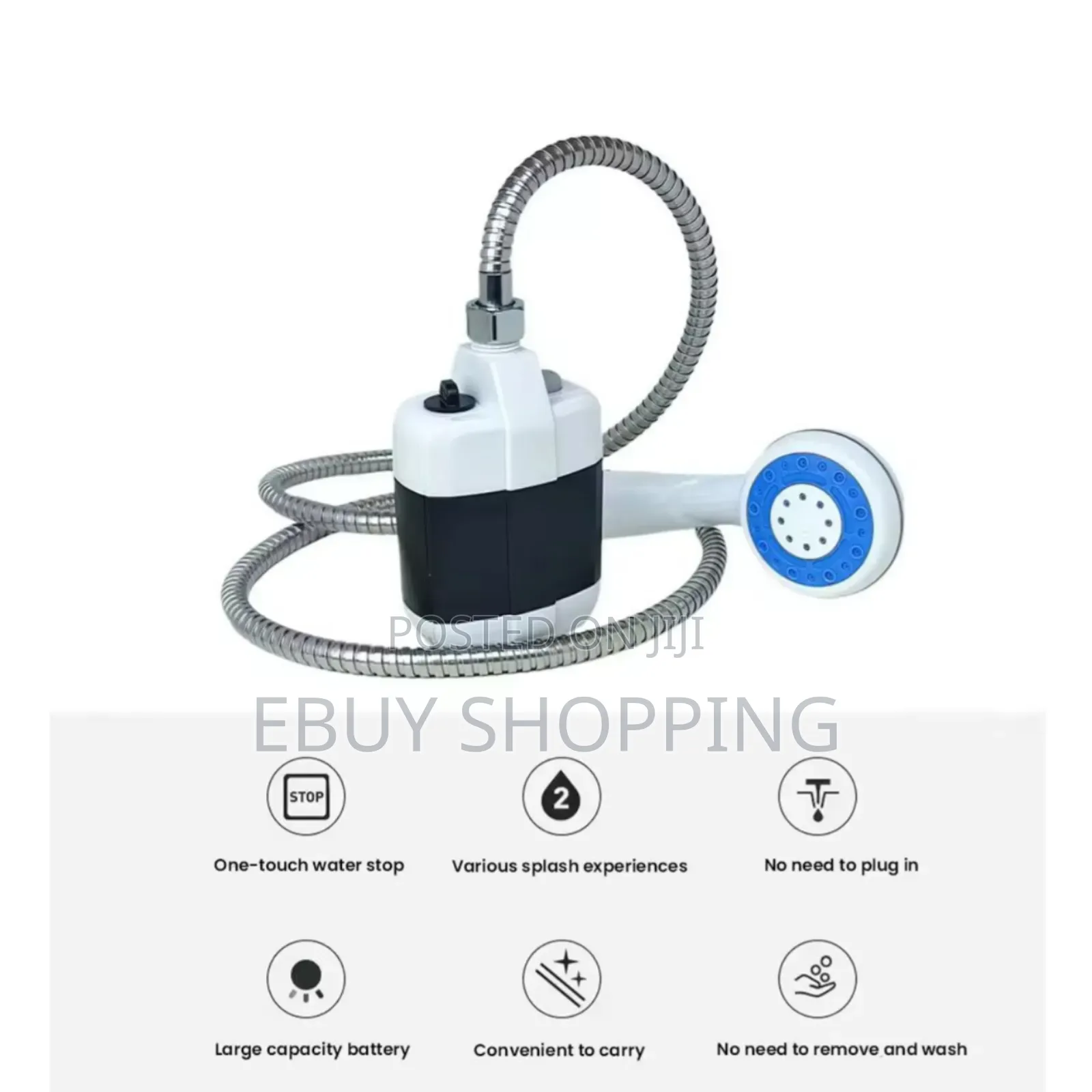 Handheld Camping Shower Pump - Easy to Install Use