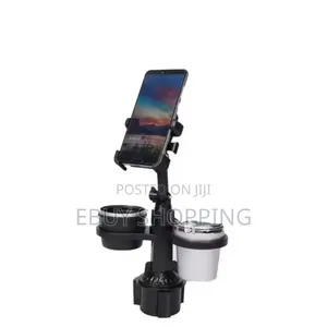 Photo - 3-in-1 Car Cup Holder Caddy Phone Stand