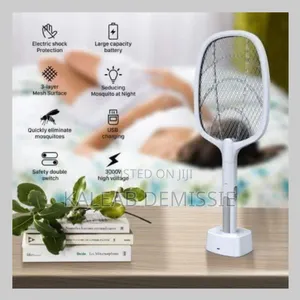 2in1 Rechargeable Lithium Electric Mosquito Swatter