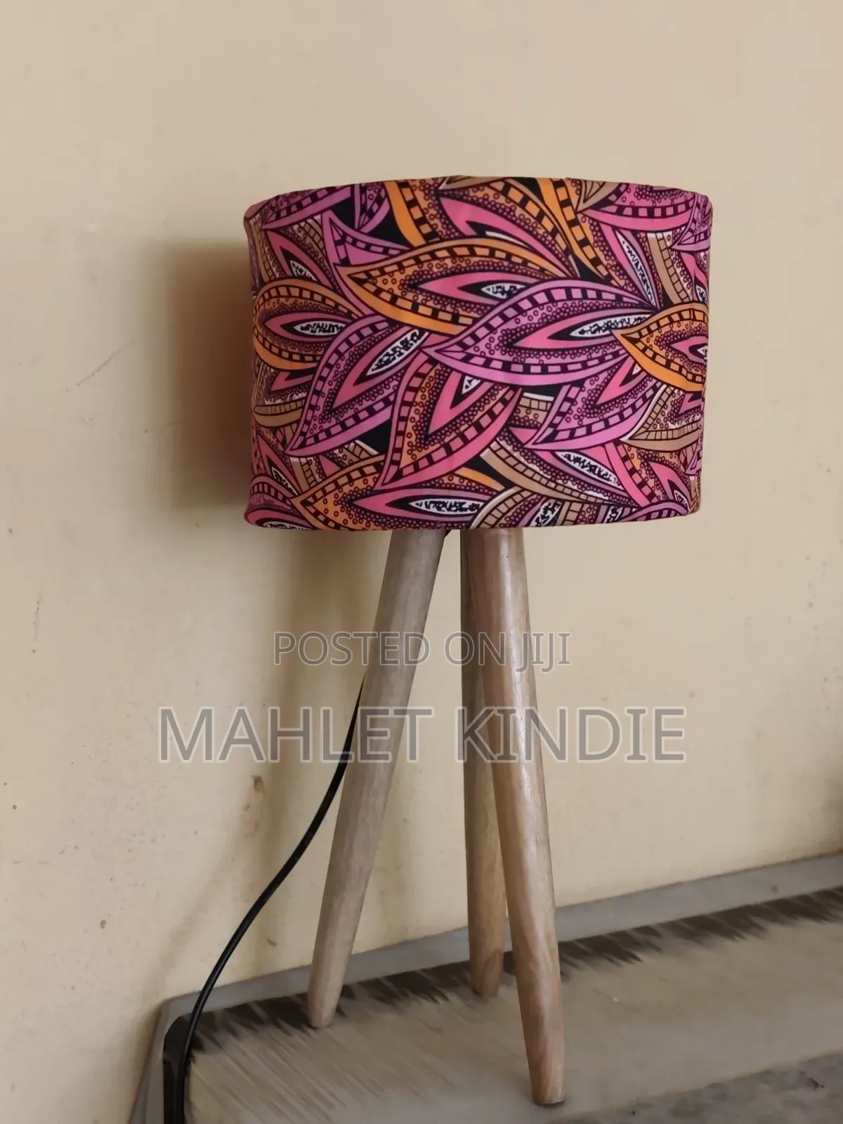 Unique African Touch Table Lamp
