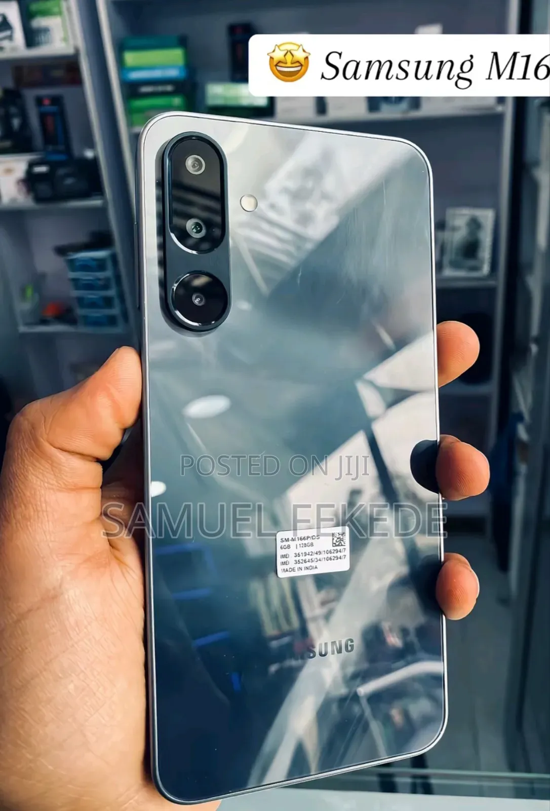 New Samsung Galaxy M16 128 GB Black