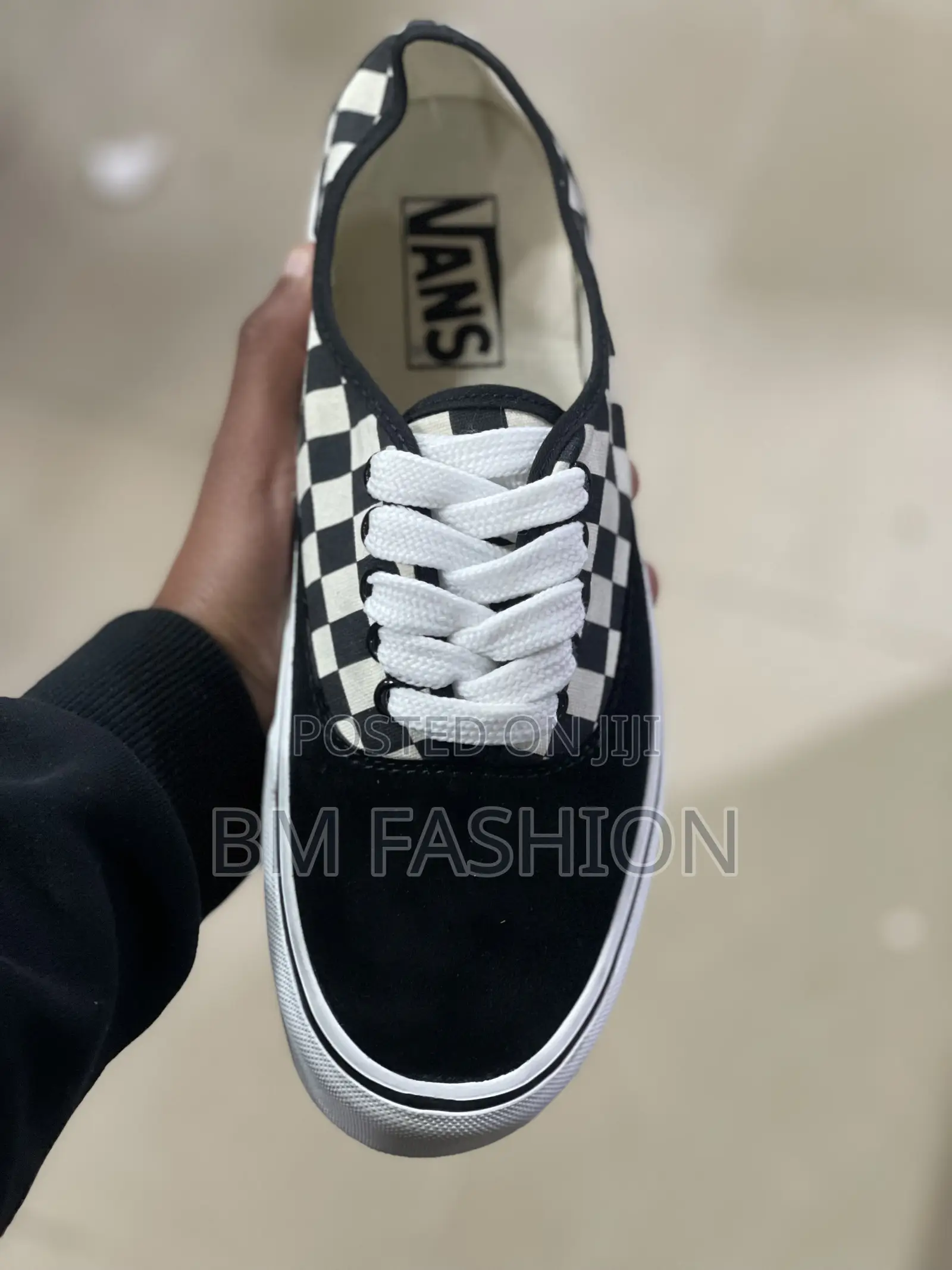 Vans Checkers Black Flat Men’S Size 40 - 43