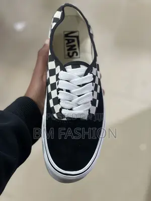 Vans Checkers Black Flat Men’S Size 40 - 43