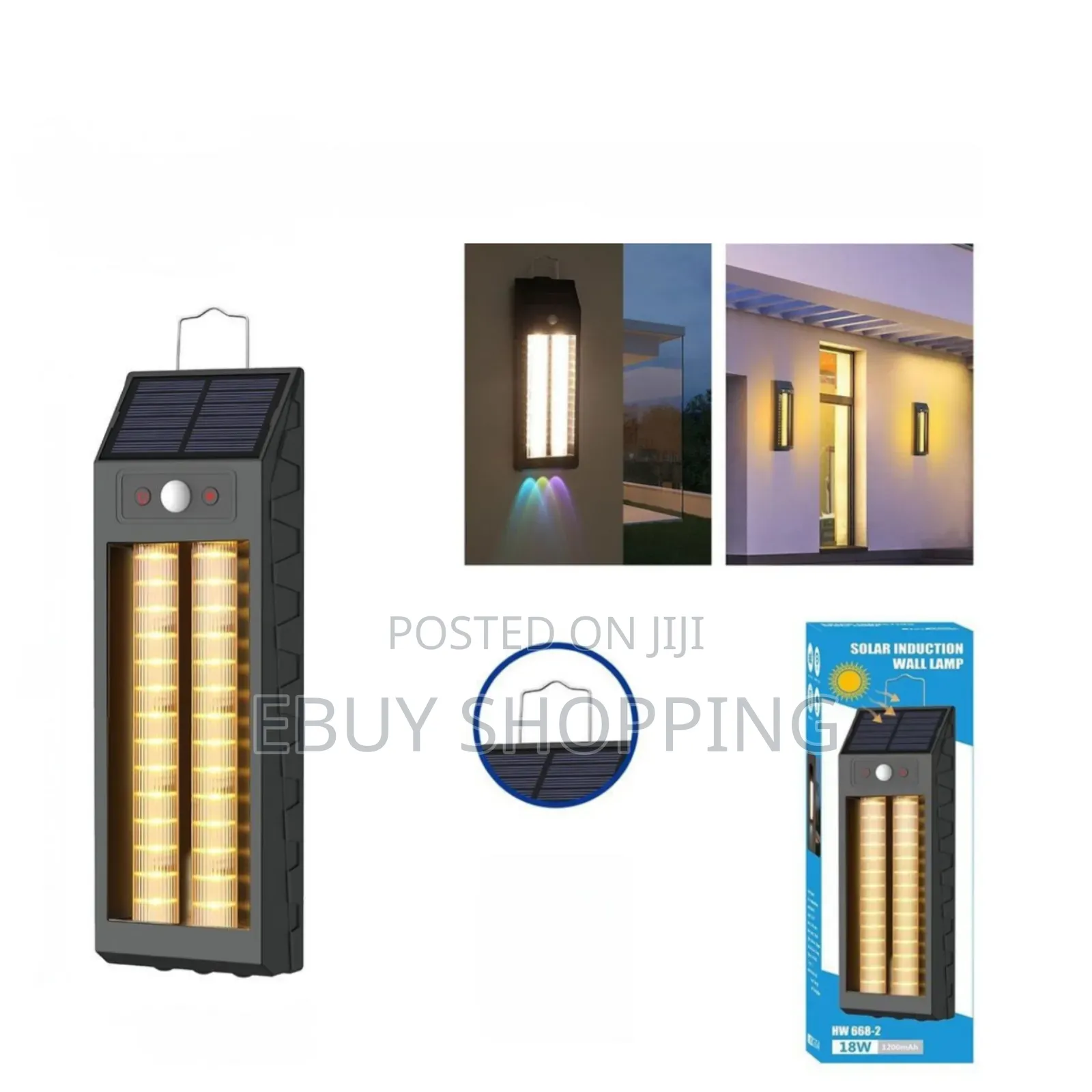 Wire-Free Solar Powered Wall Lamp for Gardens