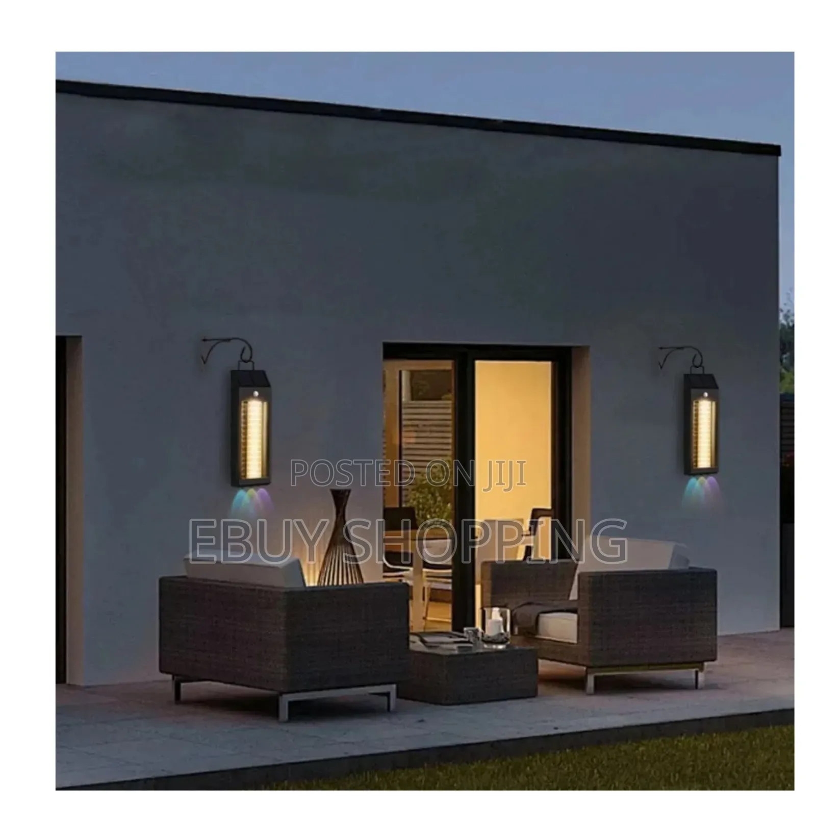 Wire-Free Solar Powered Wall Lamp for Gardens