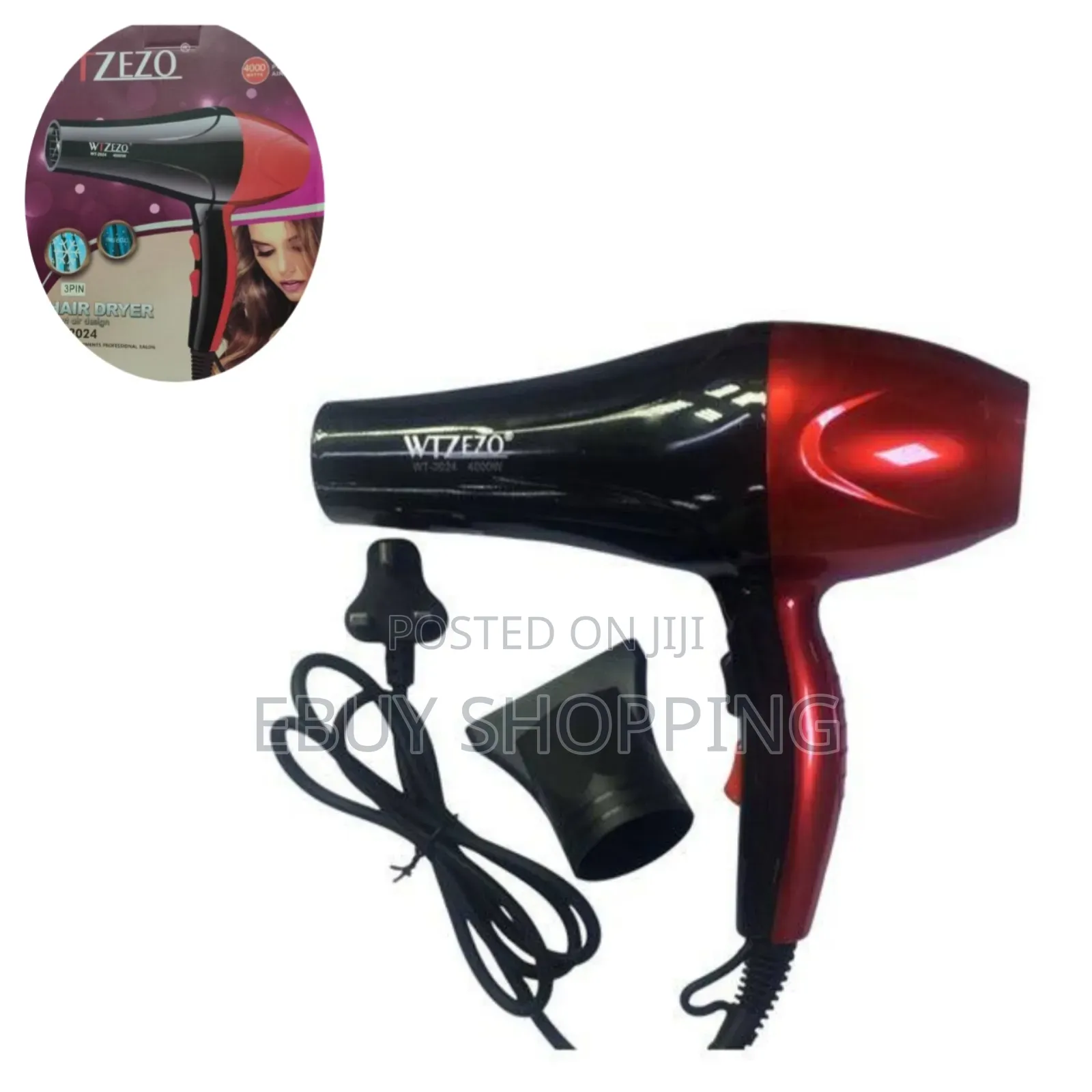 Salon-Grade Hair Dryer for Thick Frizzy Hair