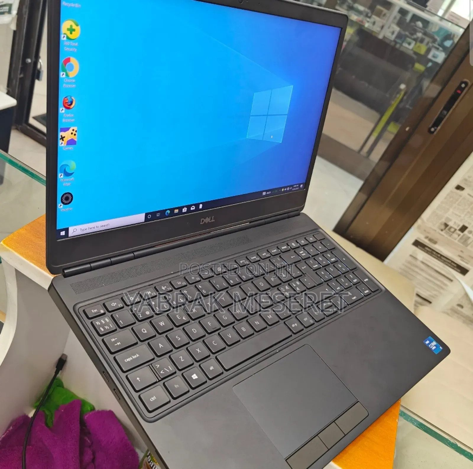 Laptop Dell 32GB Intel Core I7 SSD 512GB