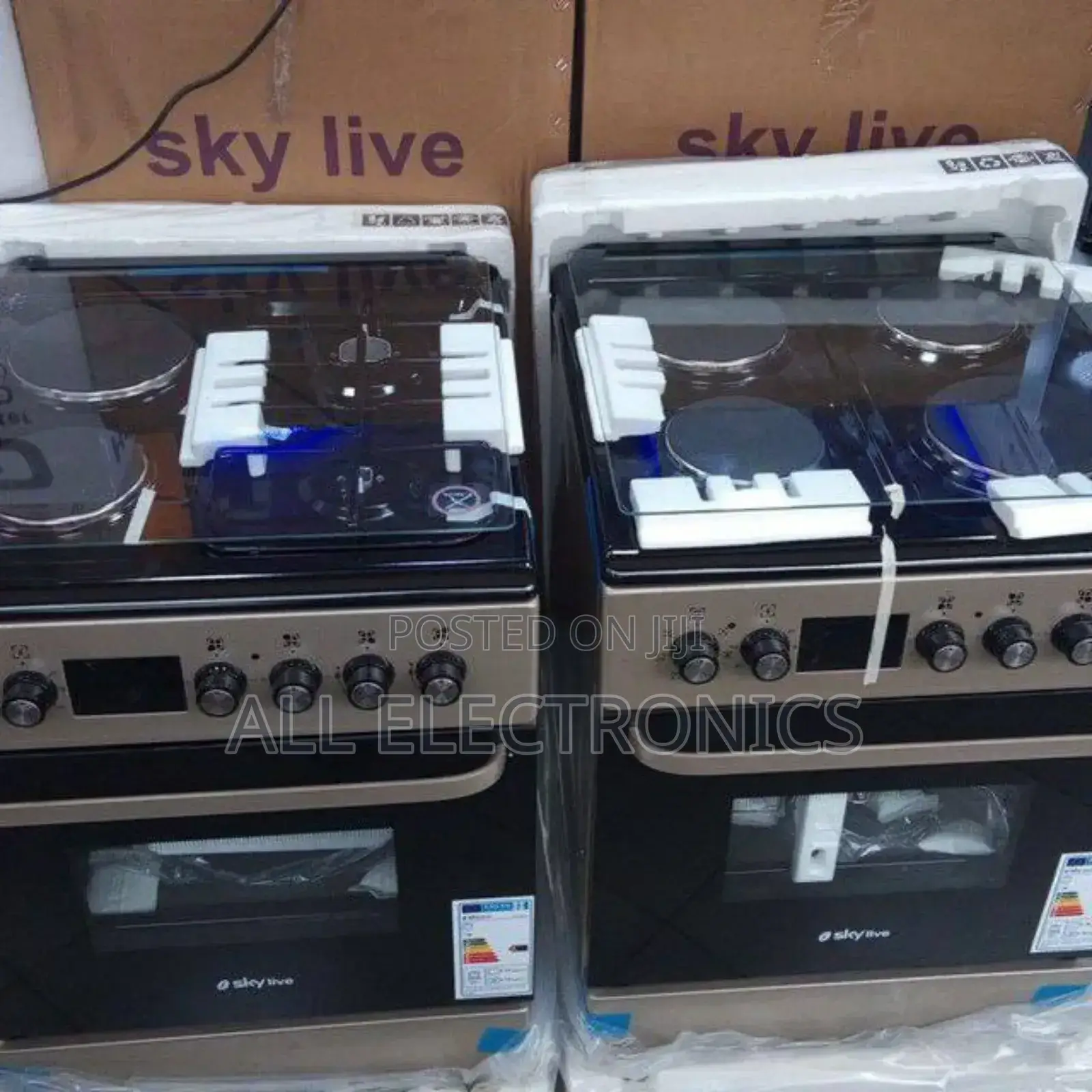 Sky Live 60+60 Oven Standing