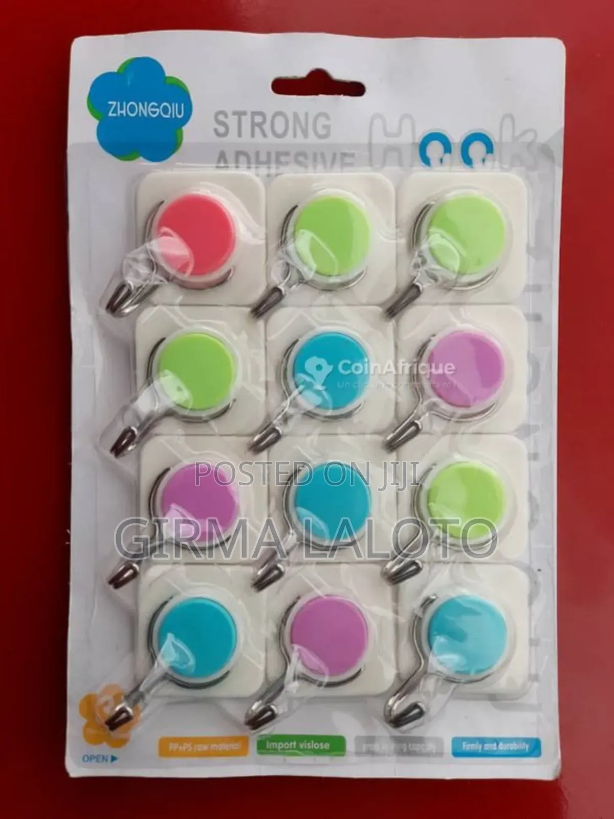 12pc Plastic Hooks