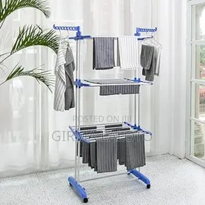 3 Tier Metal Foldable Cloth Rack