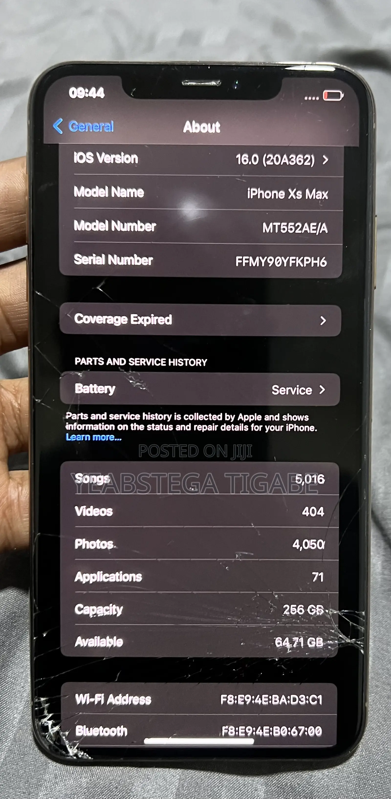 Apple iPhone XS Max 256 GB Gold