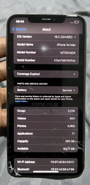 Apple iPhone XS Max 256 GB Gold