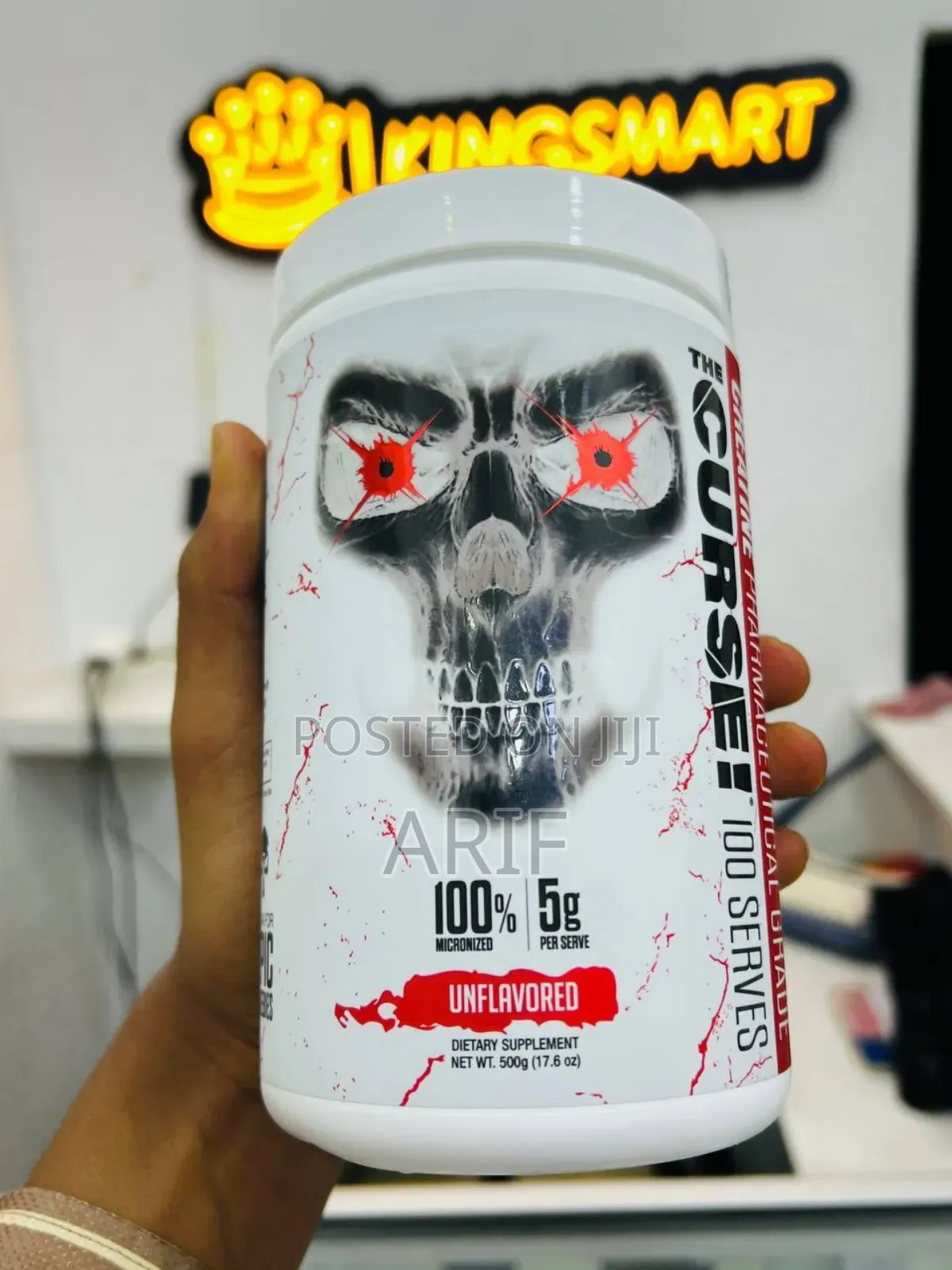 500gm and 100 Servings Powdered Creatine Monohydrate(Jnx)