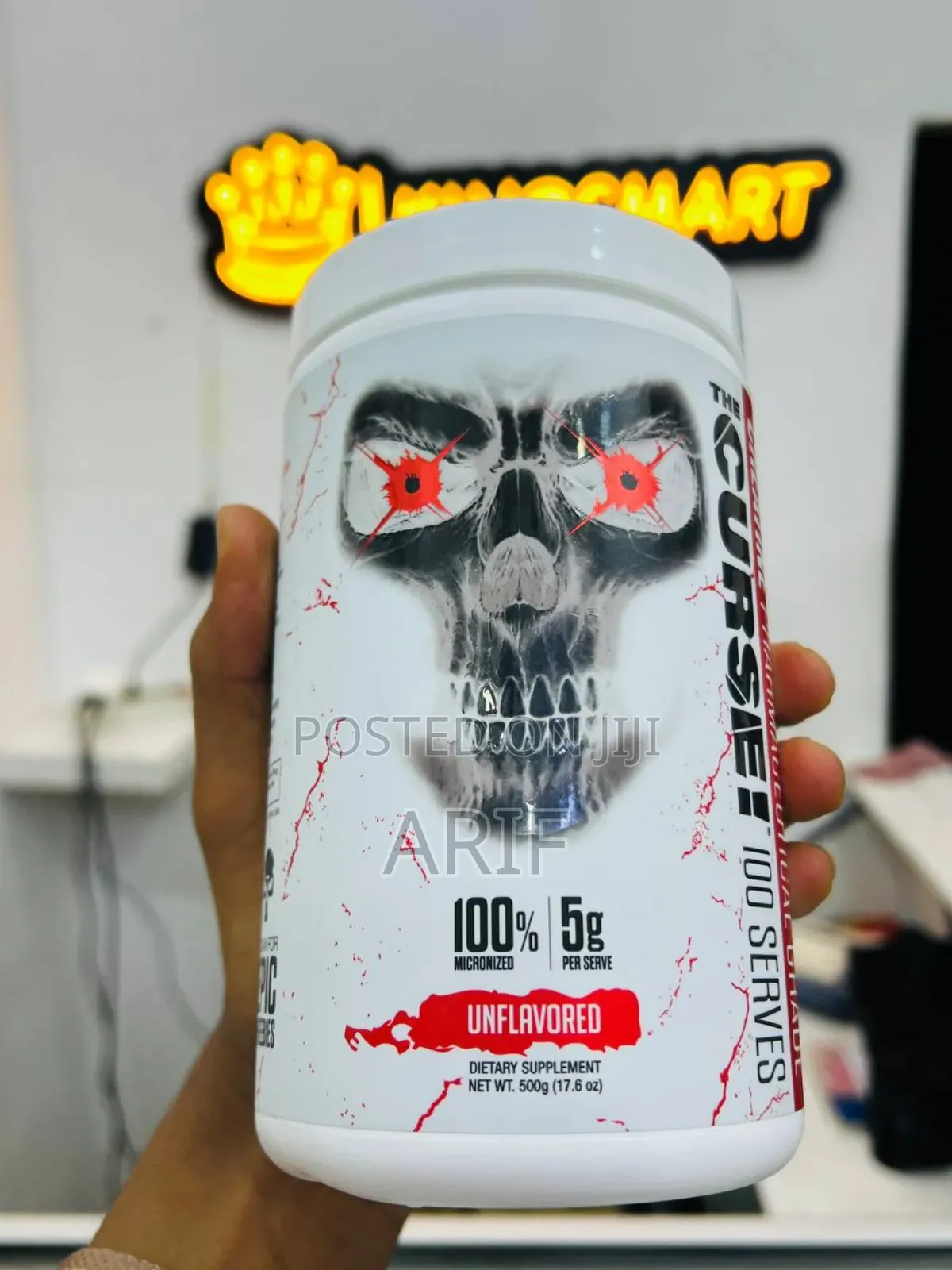 5gm Per Serving Powdered JNX Sports Creatine Monohydrate 500 Gram