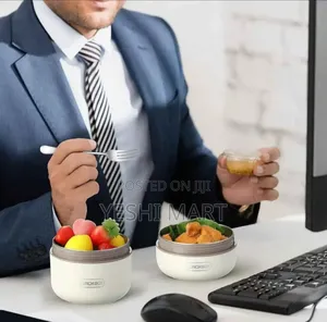 Gift Lunch Box for Adults, Heatable Lunchbox With Bear Pattern,