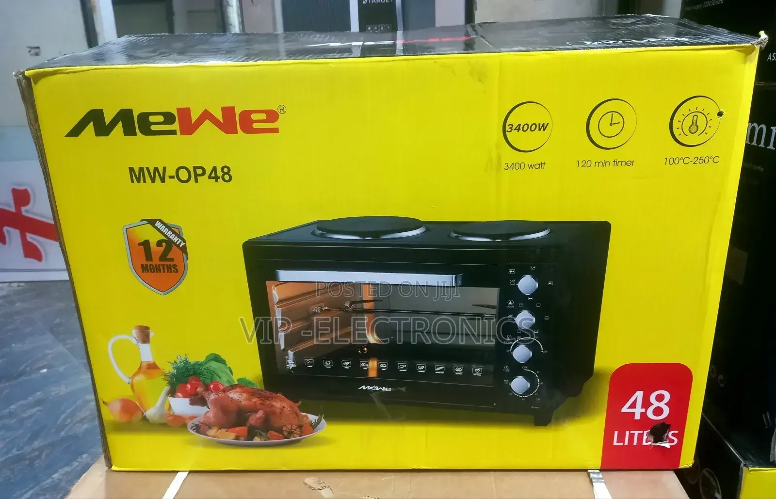 Mewe Mini Oven 48liter Mini Oven 2pleat