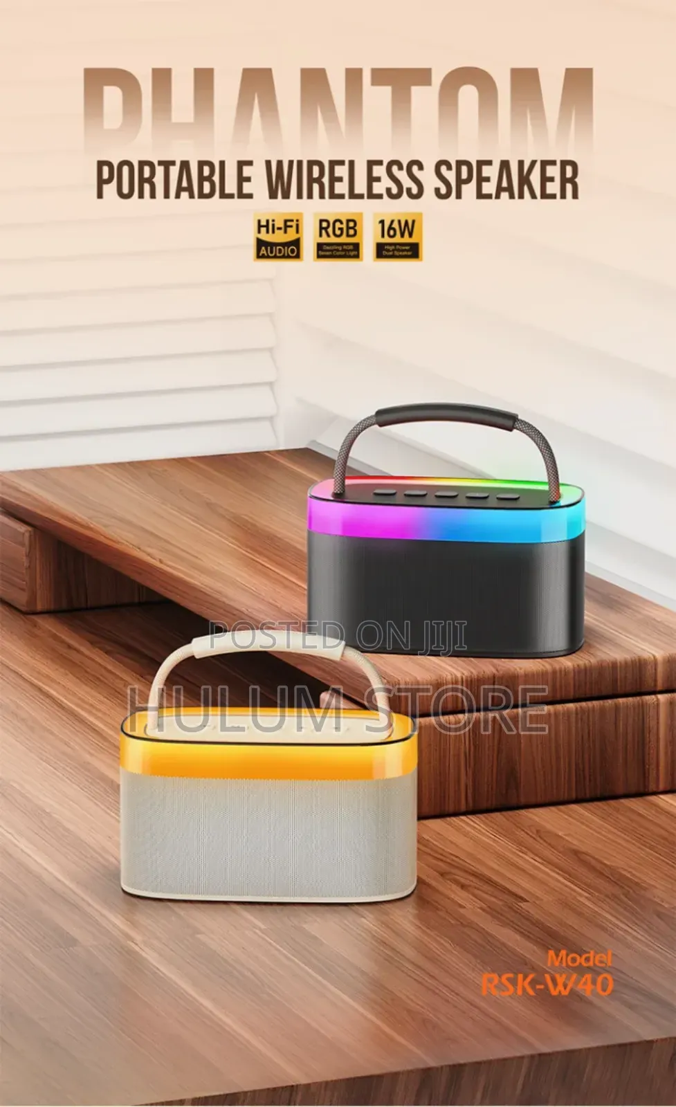 Phantom Wireless Bluetooth Speaker Is