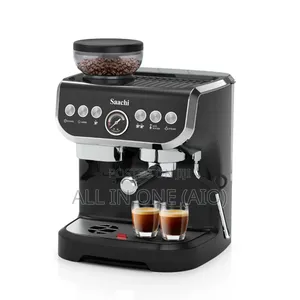 Saachi 19-Bar Coffee Maker With Built in Grinder -Nl-Cof-7066cg-Bk
