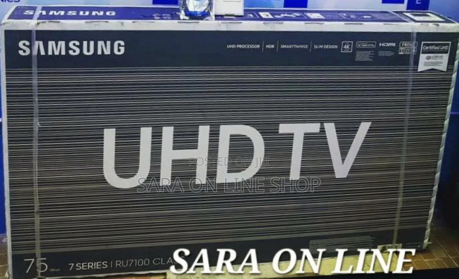 ■□Samsung 75" Uhd 7saries Tv New Model ◇◇Free Delivery