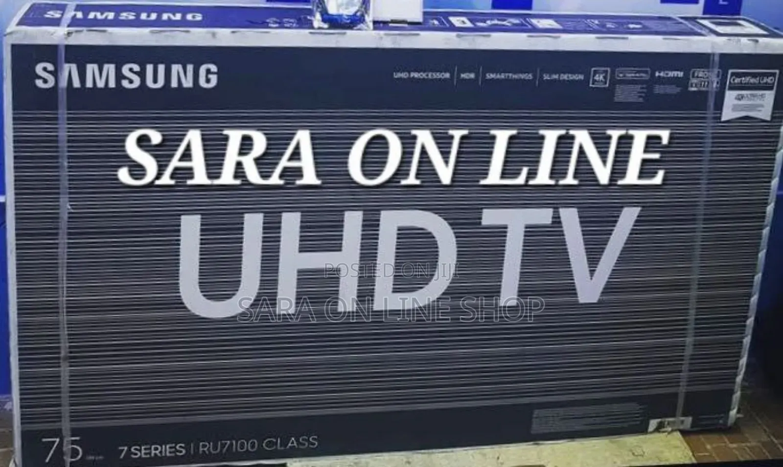 ■□Samsung 75" Uhd 7saries Tv New Model ◇◇Free Delivery