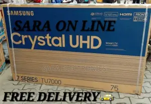 **Samsung 75" Uhd Saries Tv ■10year Warranty Free Delivery