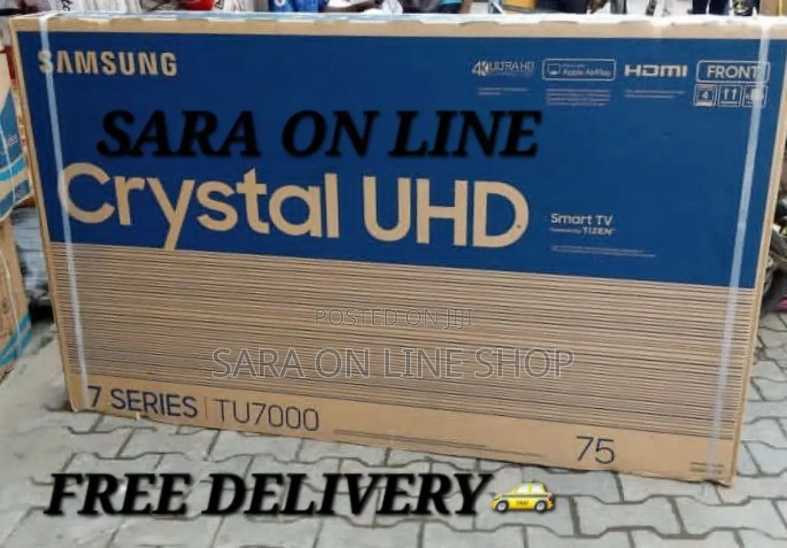 **Samsung 75" Uhd Saries Tv ■10year Warranty Free Delivery